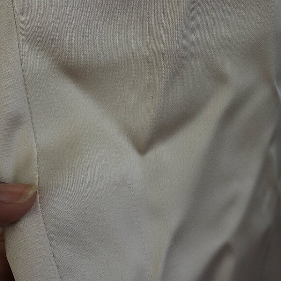 'Sincerely Jules' NWT beige satin jogger pants - Picture 6 of 8